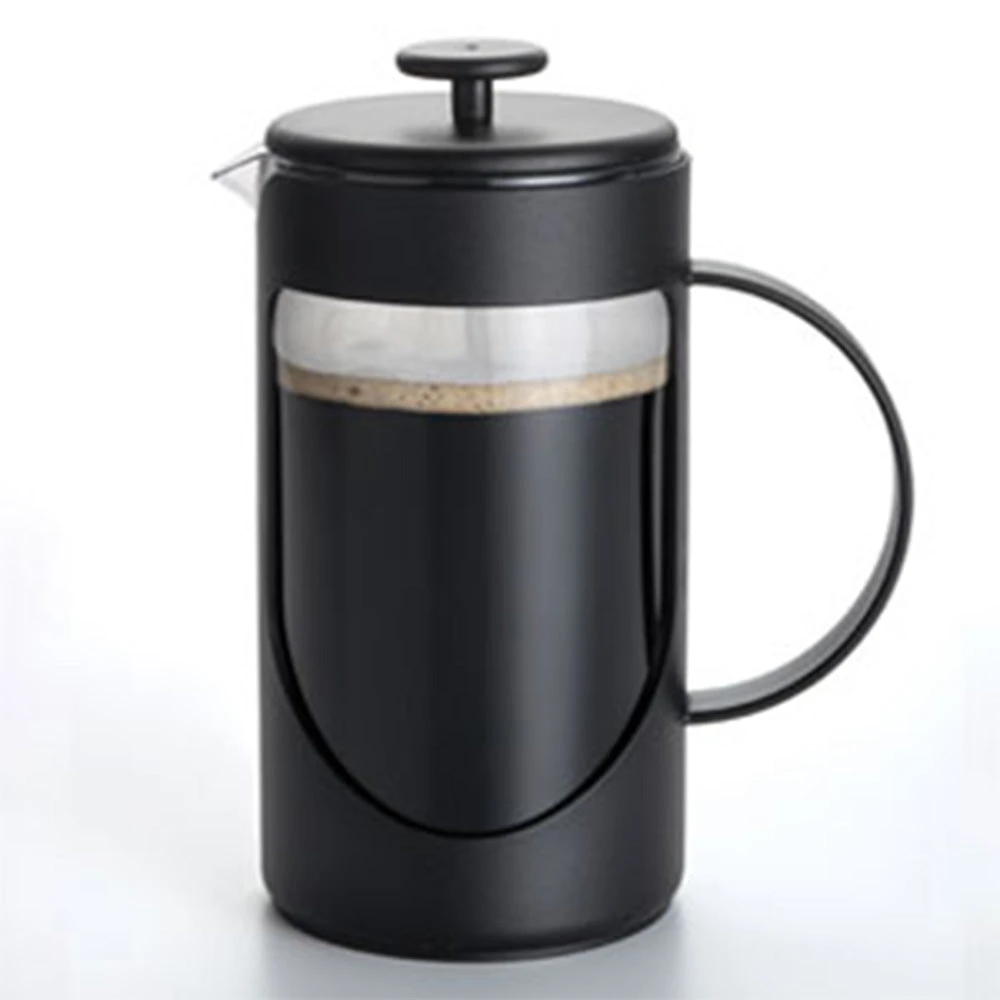 Bonjour Ami-MatinT 3 Cup Unbreakable French Press In Black 1 Bonjour Ami-MatinT 3 Cup Unbreakable French Press In Black