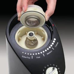 Capresso Infinity Plus Conical Burr Coffee Grinder In Black -Coffee Makers Store 570.01InfinityPlusBurrHR