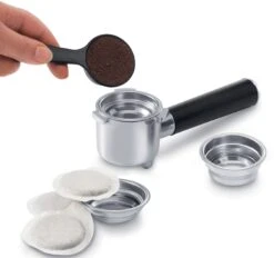 DeLonghi EC685W Dedica Deluxe Espresso Machine - White -Coffee Makers Store DeLonghiFilterHolder d3883d2a df56 4d84 92e7 9facfc1a5ff8