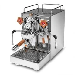 ECM Mechanika V Slim Espresso Machine With Flow Control -Coffee Makers Store ECMMECHVSLIMFC SAP 2031 Sapele