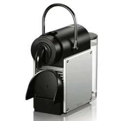 Nespresso Pixie Espresso Machine By DeLonghi With Aeroccino - Aluminum -Coffee Makers Store EN124S Angled bfbda737 4db8 48fe b204 05144ba5e596