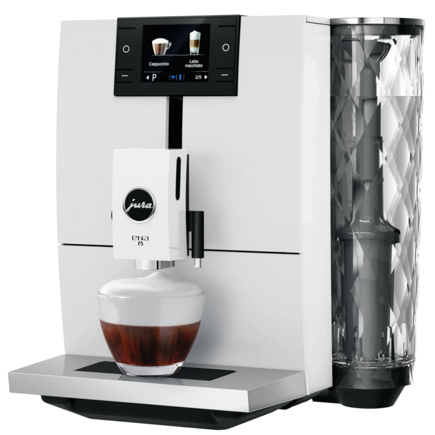 JURA ENA 8 Espresso Machine - Full Nordic White 1 JURA ENA 8 Espresso Machine - Full Nordic White