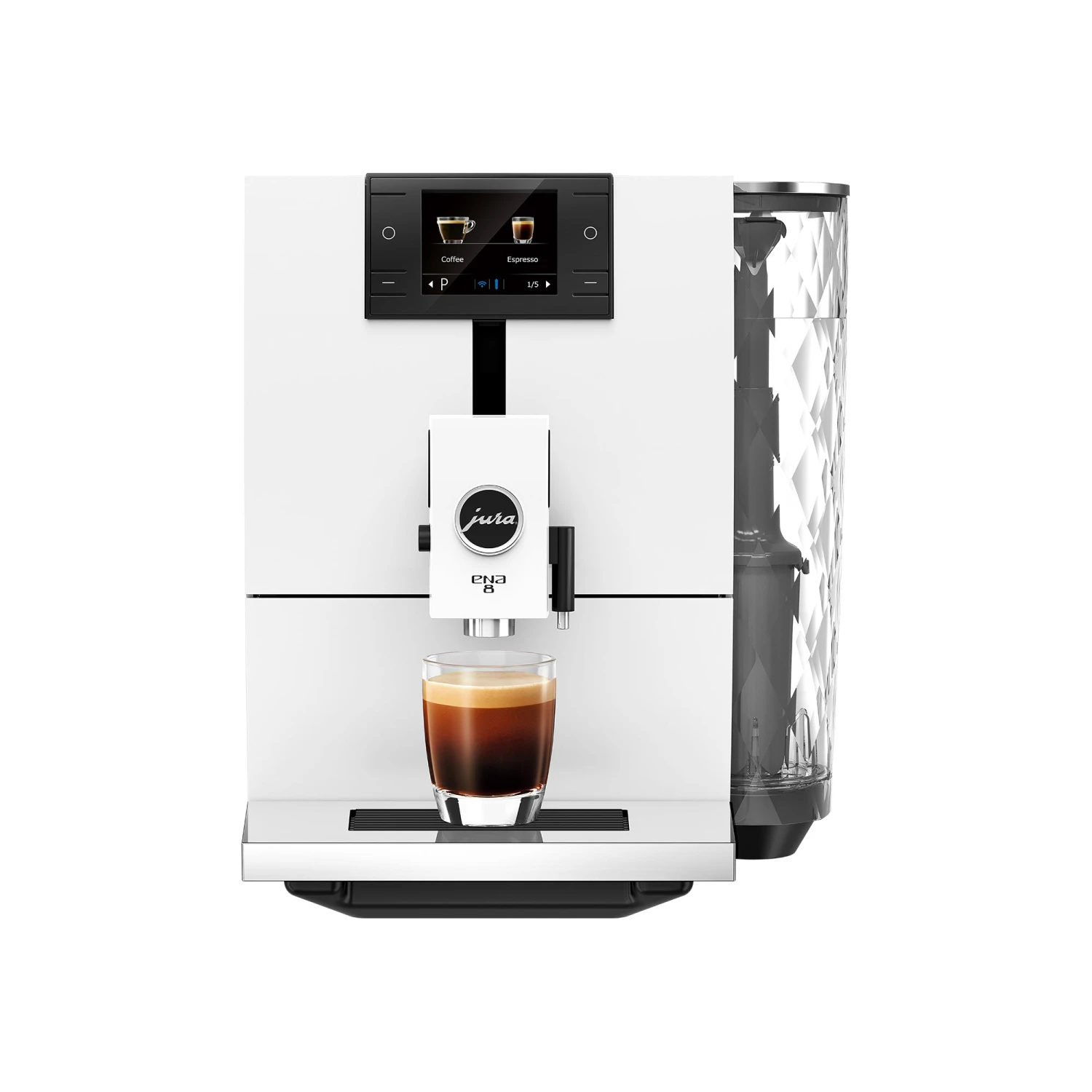 JURA ENA 8 Espresso Machine - Full Nordic White 2 JURA ENA 8 Espresso Machine - Full Nordic White - Image 2