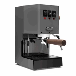 Gaggia Classic Evo Pro Espresso Machine In Industrial Grey With Walnut 10 Gaggia Classic Evo Pro Espresso Machine In Industrial Grey With Walnut -Coffee Makers Store GACLASSICEVOPROGRYWL Gray Walnut Single EVO 1153