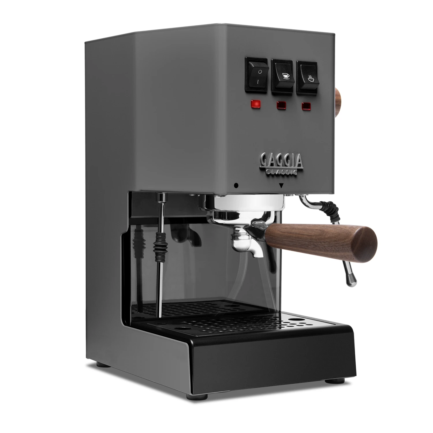 Gaggia Classic Evo Pro Espresso Machine In Industrial Grey With Walnut 3 Gaggia Classic Evo Pro Espresso Machine In Industrial Grey With Walnut - Image 3
