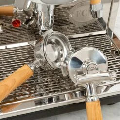 ECM Synchronika Espresso Machine - Olive Wood -Coffee Makers Store IMG 2383