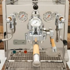 ECM Synchronika Espresso Machine With Flow Control - Olive Wood -Coffee Makers Store IMG 2398