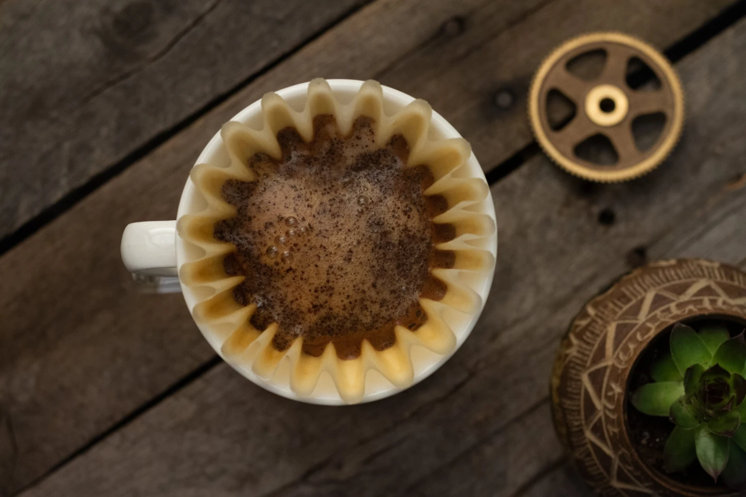 Saint Anthony Industries F70 Ceramic Flatbottom Pourover Brewer - Black 2 Saint Anthony Industries F70 Ceramic Flatbottom Pourover Brewer - Black - Image 2