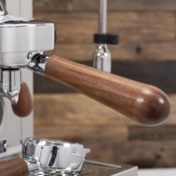 Rocket Espresso R Cinquantotto Espresso Machine - Walnut Accents -Coffee Makers Store IMG 4477