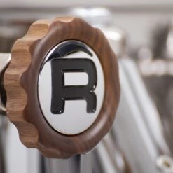 Rocket Espresso R Cinquantotto Espresso Machine - Walnut Accents -Coffee Makers Store IMG 4479