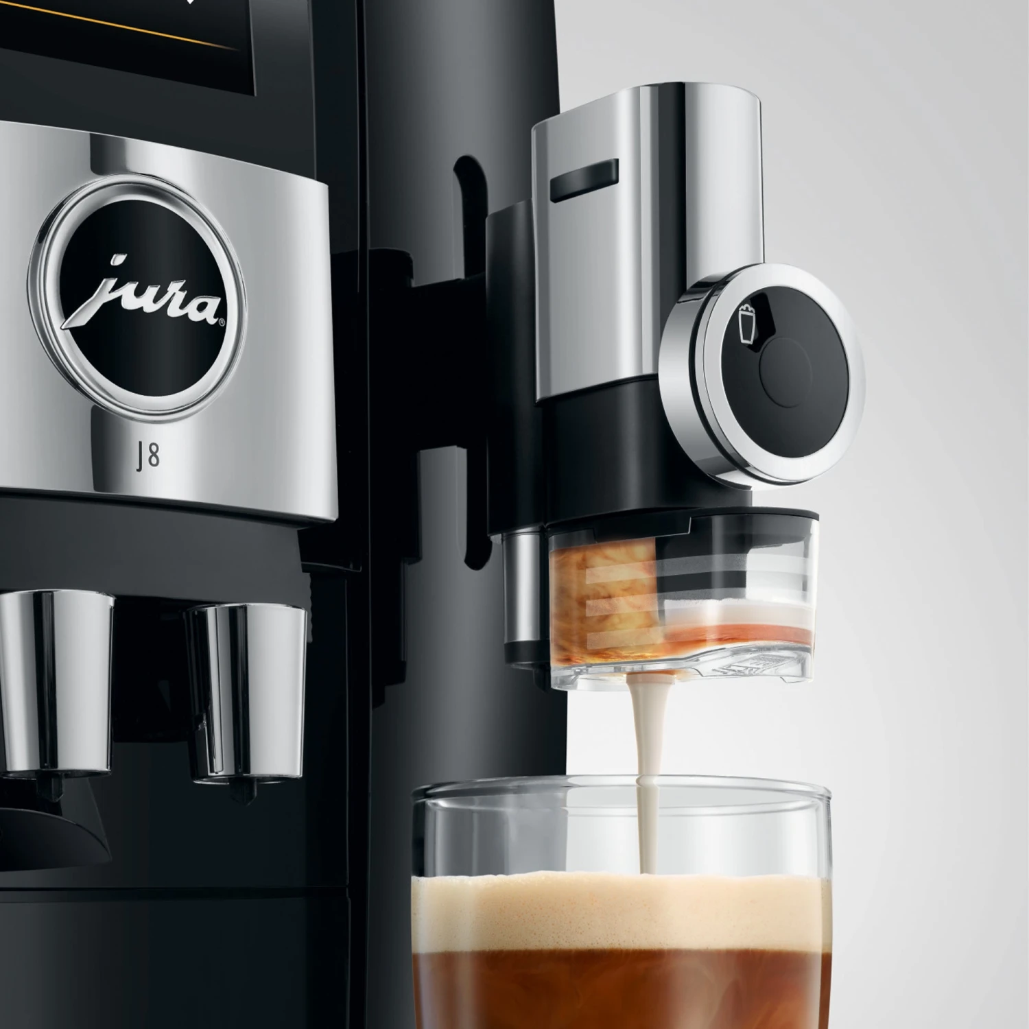 JURA J8 Super-Automatic Espresso Machine - Piano Black 6 JURA J8 Super-Automatic Espresso Machine - Piano Black - Image 6
