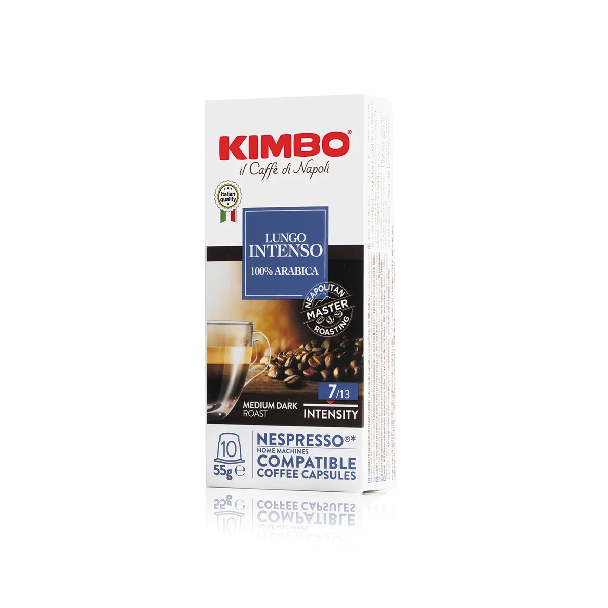 Kimbo Il Caffe Di Napoli Nespresso Original Compatible Capsules 10ct - Lungo Intenso 2 Kimbo Il Caffe Di Napoli Nespresso Original Compatible Capsules 10ct - Lungo Intenso - Image 2