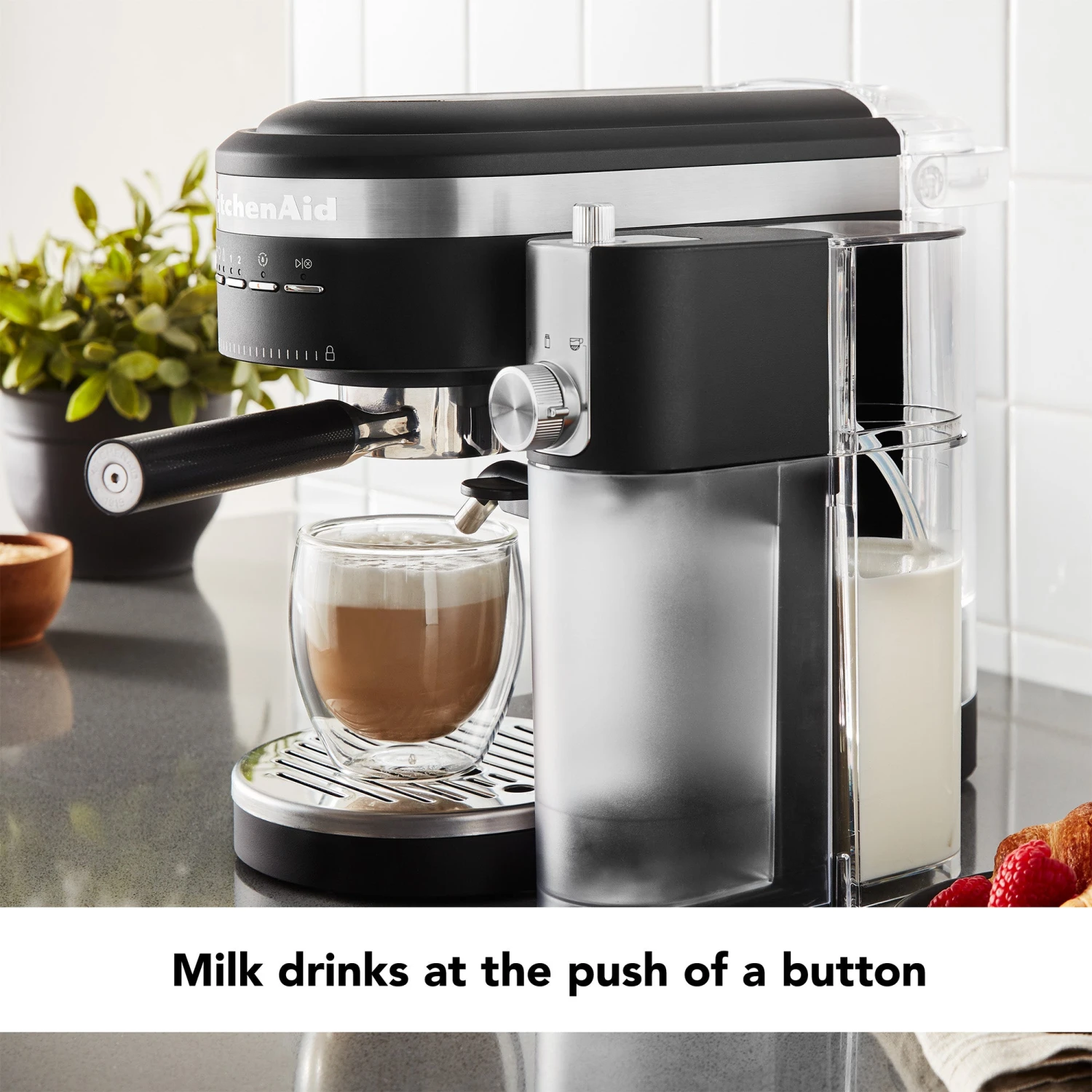 KitchenAid® Automatic Milk Frother Attachment - Brushed Stainless Steel 4 KitchenAid® Automatic Milk Frother Attachment - Brushed Stainless Steel - Image 4