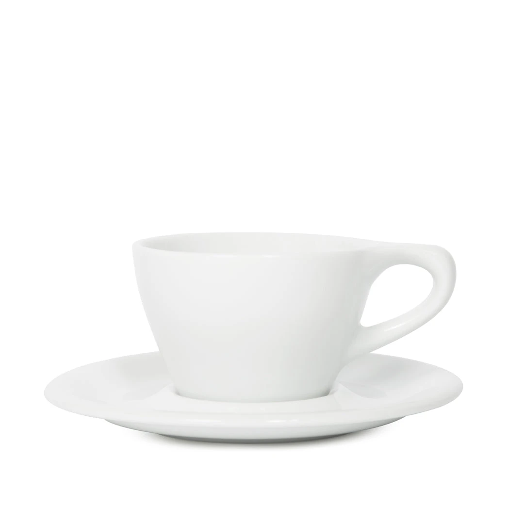 NotNeutral Double Cappuccino Cup And Saucer - White 1 NotNeutral Double Cappuccino Cup And Saucer - White