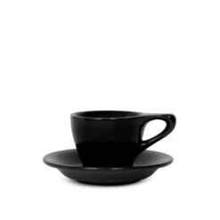 NotNeutral Espresso Cup And Saucer - Matte Black