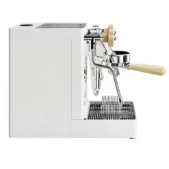 Lelit Mara X Heat Exchanger Espresso Machine - Matte White -Coffee Makers Store MaraXMatteWhite Side
