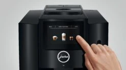JURA S8 Black Espresso Machine -Coffee Makers Store S8 Piano Black touchscreen display
