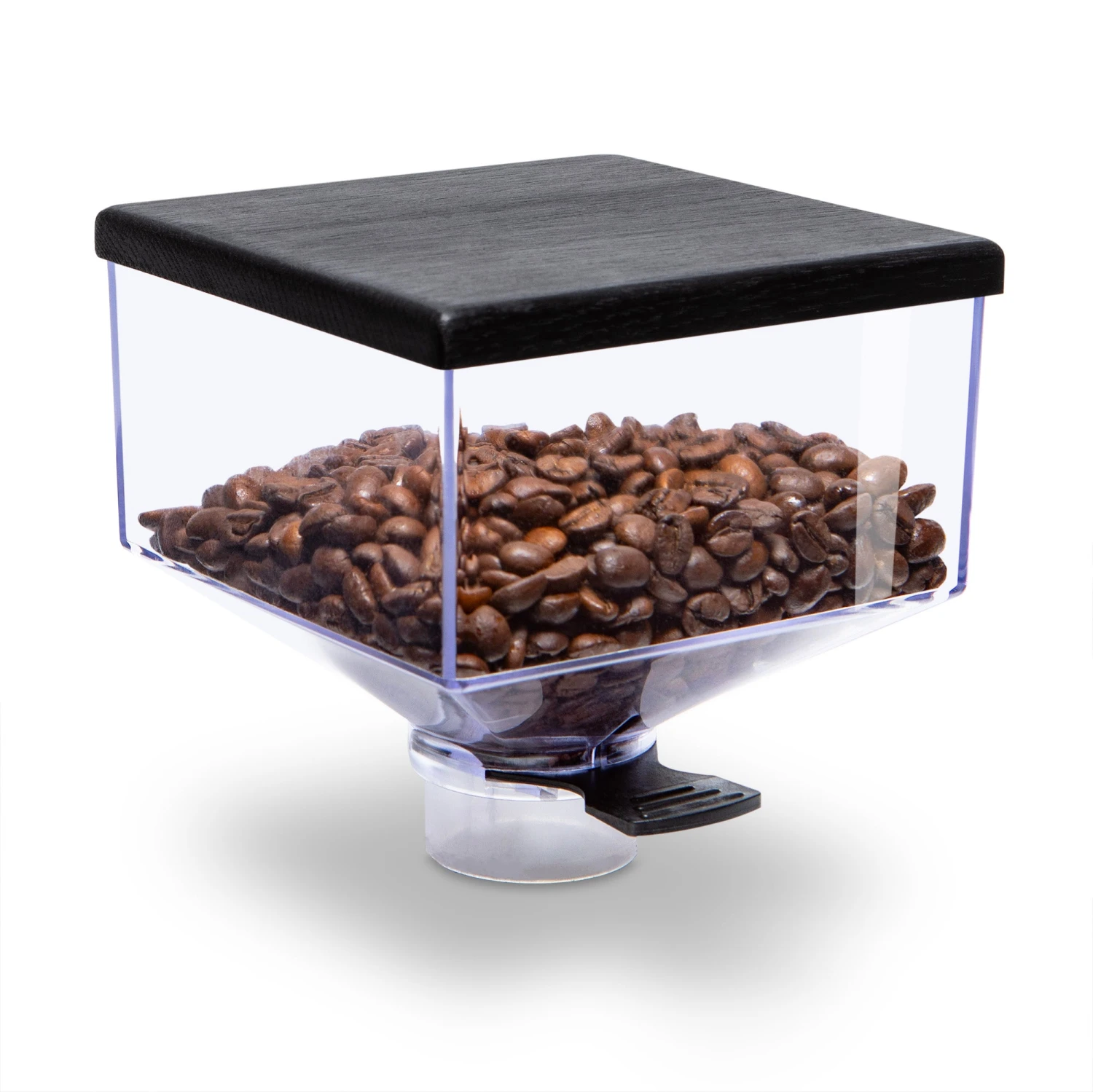 Wiedemann Eureka Mignon Blackened Oak Wood Hopper Lid 1 Wiedemann Eureka Mignon Blackened Oak Wood Hopper Lid