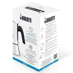 Bialetti Venus 6-Cup Stainless Steel Moka Pot -Coffee Makers Store Venus BoxBack