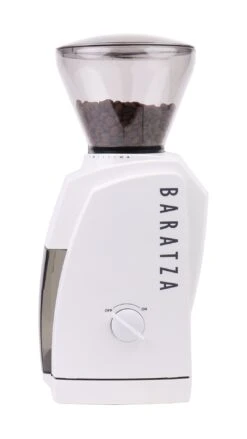 Baratza Encore Coffee Grinder In White -Coffee Makers Store WEncore Side