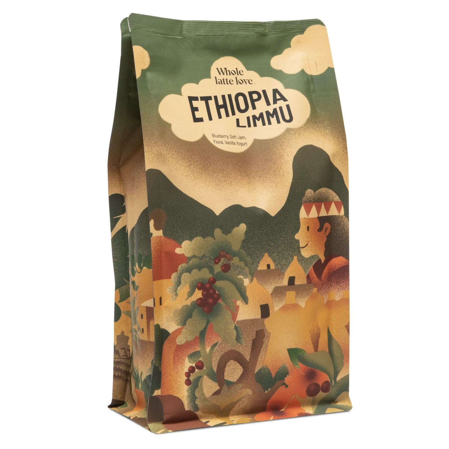 Whole Latte Love Ethiopia G1 Limmu Single Origin Whole Bean Coffee 2 Whole Latte Love Ethiopia G1 Limmu Single Origin Whole Bean Coffee - Image 2