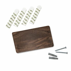 Wiedemann Hangup 2pc Equipment Rack - Walnut -Coffee Makers Store WMHANGUP2WL 06