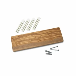 Wiedemann Hangup 3pc Equipment Rack - Olive Wood -Coffee Makers Store WMHANGUP3OW 06