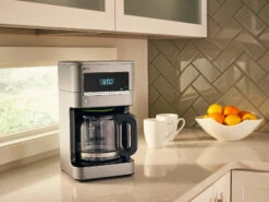 Braun KF7150BK BrewSense Coffee Maker In Black/Stainless -Coffee Makers Store braun brewsense kf7170si lifestyle