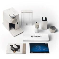 DeLonghi Nespresso Lattissima One In White -Coffee Makers Store lattissimaone white accessories