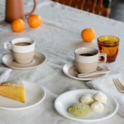 NotNeutral White Pico Cappuccino And Latte Saucer -Coffee Makers Store pico capp white nautral table 1080 3 4481febd 6652 46e5 b918 f24c332b79e6